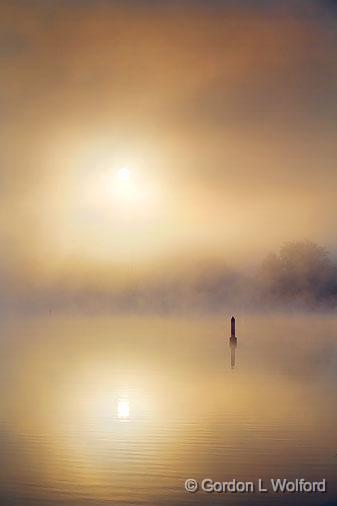 Foggy Sunrise_16087-8.jpg - Photographed along the Rideau Canal Waterway at Smiths Falls, Ontario, Canada.